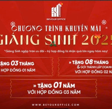 Khuyến mãi Giáng Sinh 2025 Từ Beyour Office