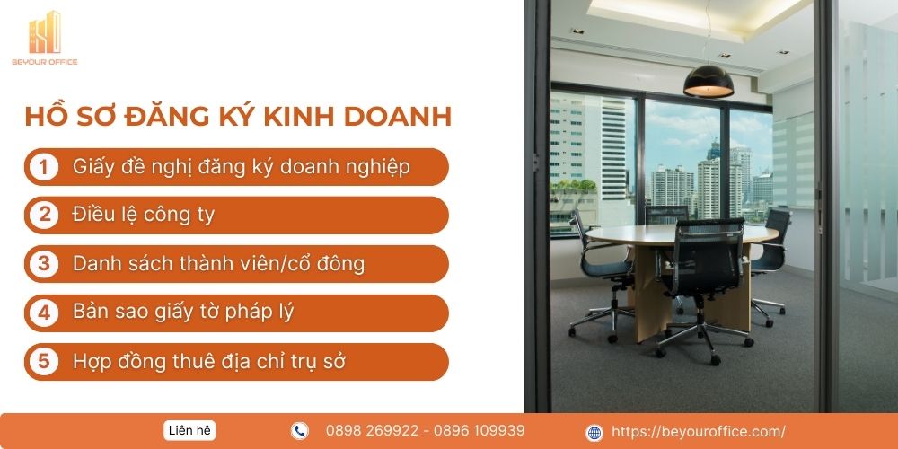 Hồ sơ cần chuẩn bị khi đăng ký kinh doanh với văn phòng ảo