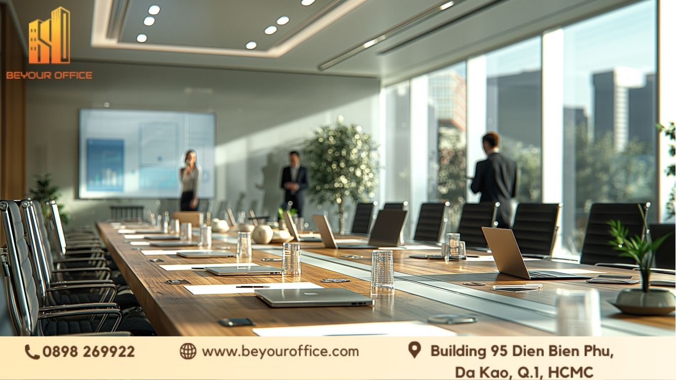 Dịch vụ cho thuê phòng họp theo giờ linh hoạt tại TP.HCM Giải pháp tiết kiệm chi phí, đáp ứng nhu cầu nhanh chóng Trong phần “Linh hoạt về thời gian và địa điểm”